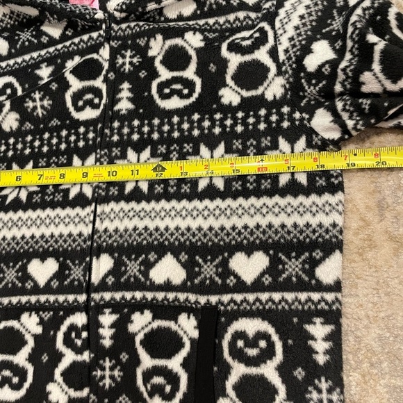 Tarea Hooded Zip Up Onesie Jumpsuit Pajama Adult Soft Cozy Women’s Medium Unisex - Picture 6 of 10